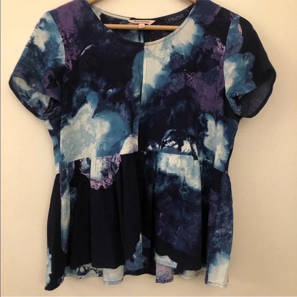 Juicy Couture Tops - Juicy Couture Tie Dye Short Sleeve Twist Front Top Size Small S